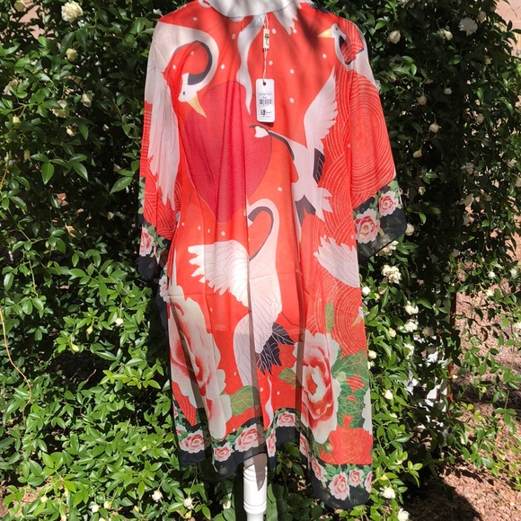 Kimono Wrap Coverup Cardigan Shawl - Picture 3 of 3